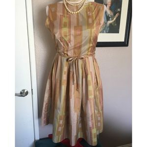 True Vintage 1950s 1960s Dress